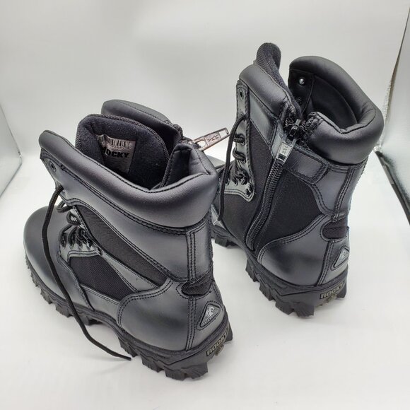 Rocky Men's Alpha Force 8" Zipper Military and Tactical Boot | 10W | NWOB - Picture 4 of 8